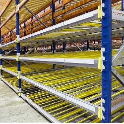 Rafturi cu flux pentru cutii